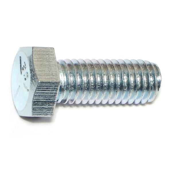 Midwest Fastener Grade 5, 1/2"-13 Hex Head Cap Screw, Zinc Plated Steel, 1-1/4 in L, 50 PK 00335 - main
